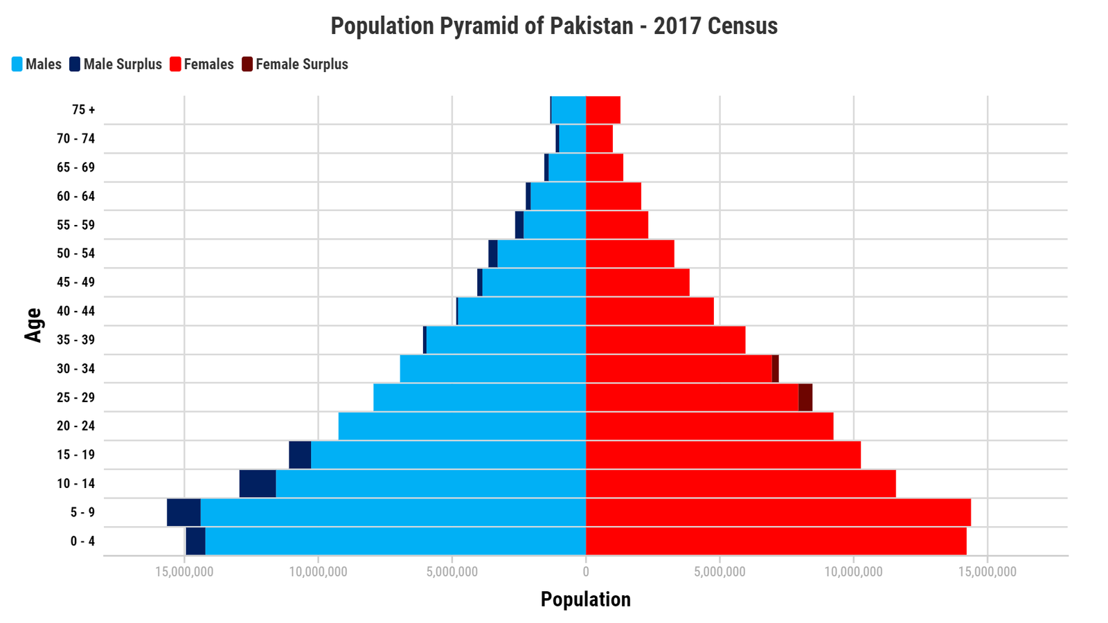 Pakistan young population